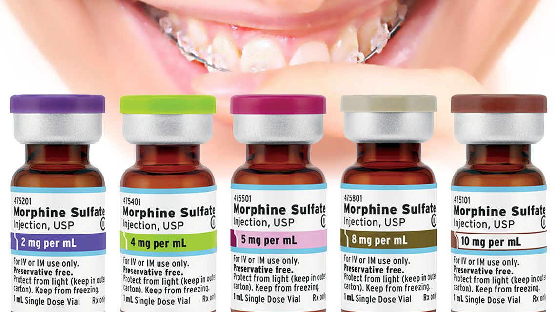 The effect of morphine on orthodontic