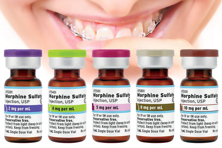 The effect of morphine on orthodontic